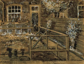 Le Jardin derrière la Maison de la Mère de Sien à La Haye